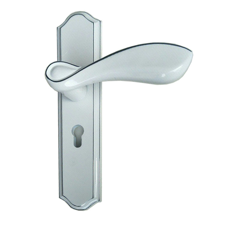 欧式合金实木门把手 室内卧室房门锁 G锁具五金大50磁吸静音锁体