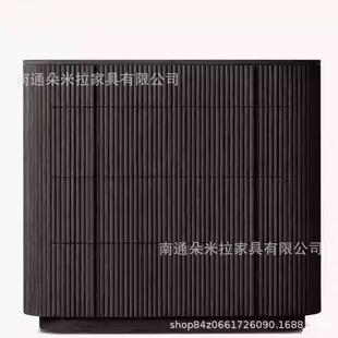 RH美式斗柜实木复古储物柜置物柜五斗柜收纳柜简约四斗抽屉柜