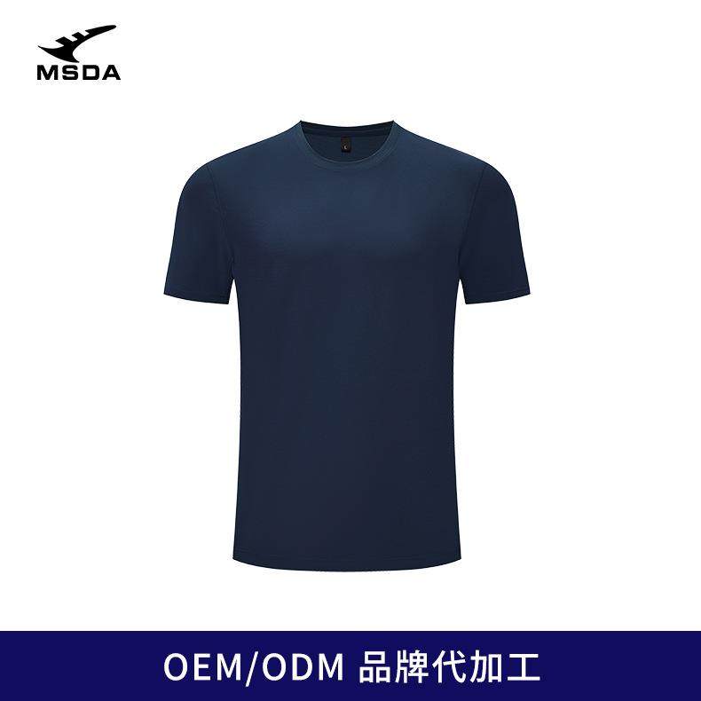 美时达达2025新款速干T恤圆领短袖夏季速干户外工作服团体服短袖