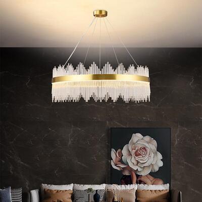 澳大利亚saa餐厅灯法式轻奢餐厅现代简约卧室饭厅玻璃水晶灯