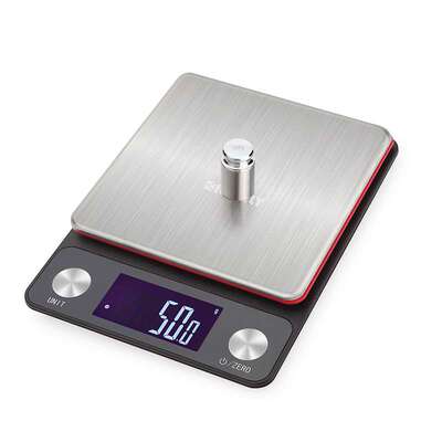 Kitaly精密电子称充电式台秤烘焙用称重克称0.1g高精度厨房秤微型