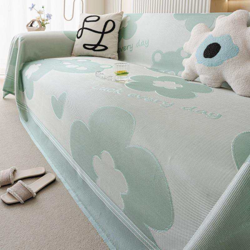 夏季冰丝沙发盖布夏天凉感沙发巾布艺全盖一片式防尘防抓沙发坐垫,鲜花速递/花卉仿真/绿植园艺,割草机/草坪机,淘宝优惠券,粉丝福利购,淘宝优惠卷