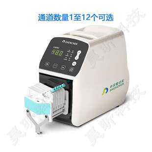 申辰基本型蠕动泵LabM1 适用泵头AMC1-12(10/6滚轮) 1-12个通道