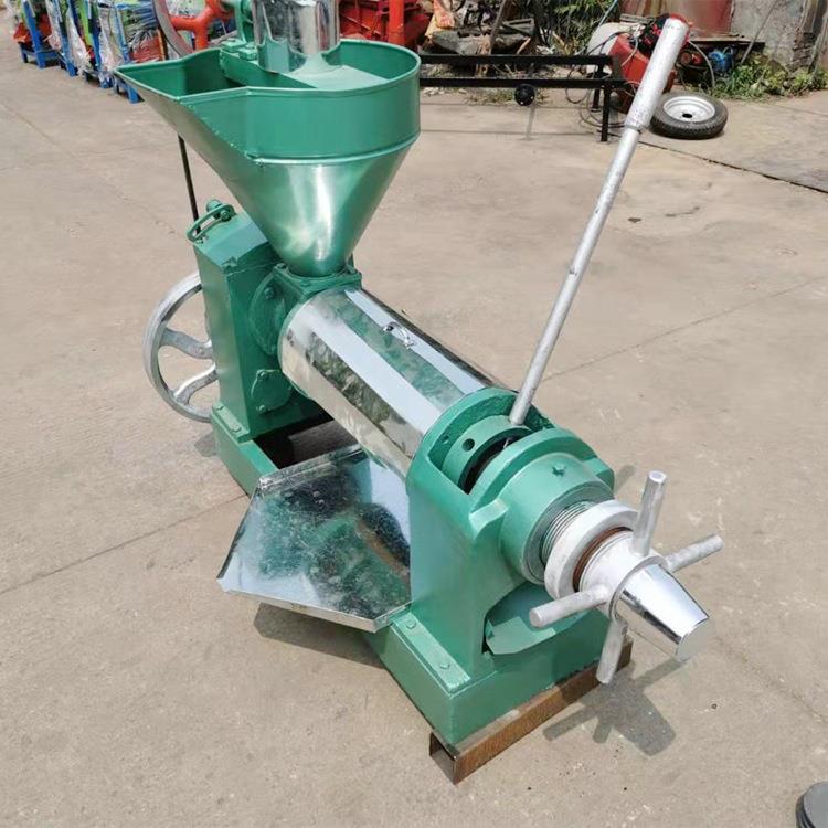 螺旋榨油机中小型菜籽花生炸油商用新榨滤一体芝麻榨油机