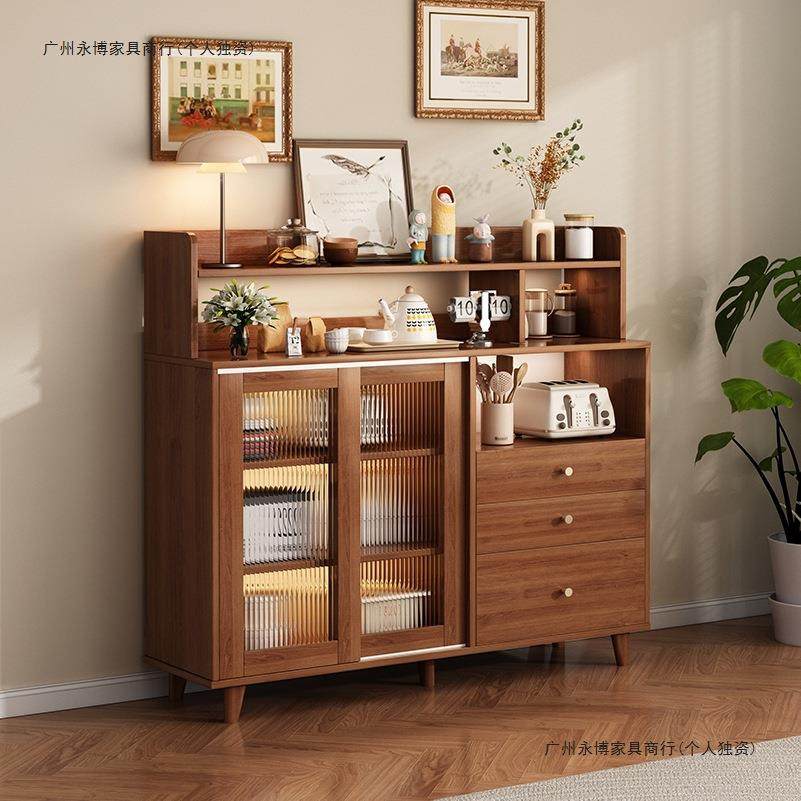 餐边柜现代简约木色客厅茶水柜储物柜家用厨房置物柜收纳靠墙柜子,电子元器件市场,其它元器件,淘宝优惠券,粉丝福利购,淘宝优惠卷
