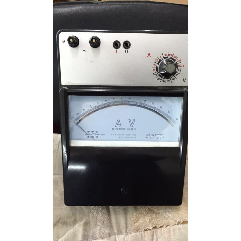 上海二表 T24-AV 交流安伏表 0.2级 30A/750V交流安伏表