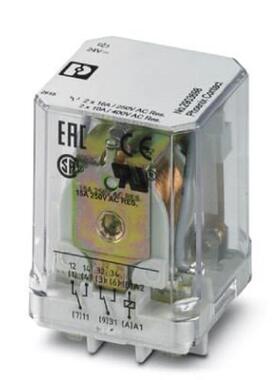 菲尼克斯 单个继电器 - REL-PR2- 24DC/2X21 - 2903698电气联接德