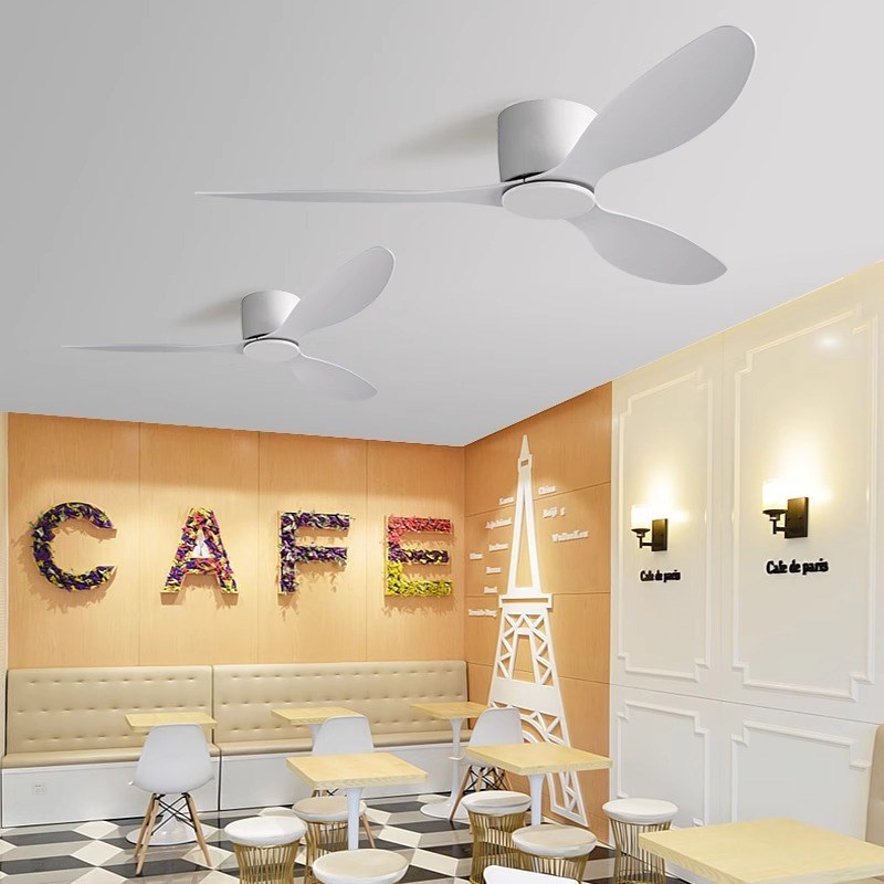 北欧吸顶风扇灯客厅餐厅吊扇灯家用商用变频静音灯扇一体电风扇灯