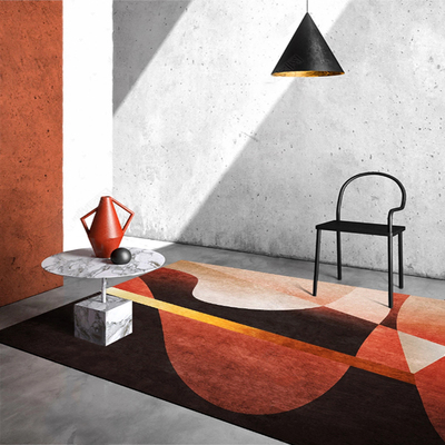 几何地毯北欧现代简约客厅沙发茶几毯卧室满铺床边垫家用水洗地垫