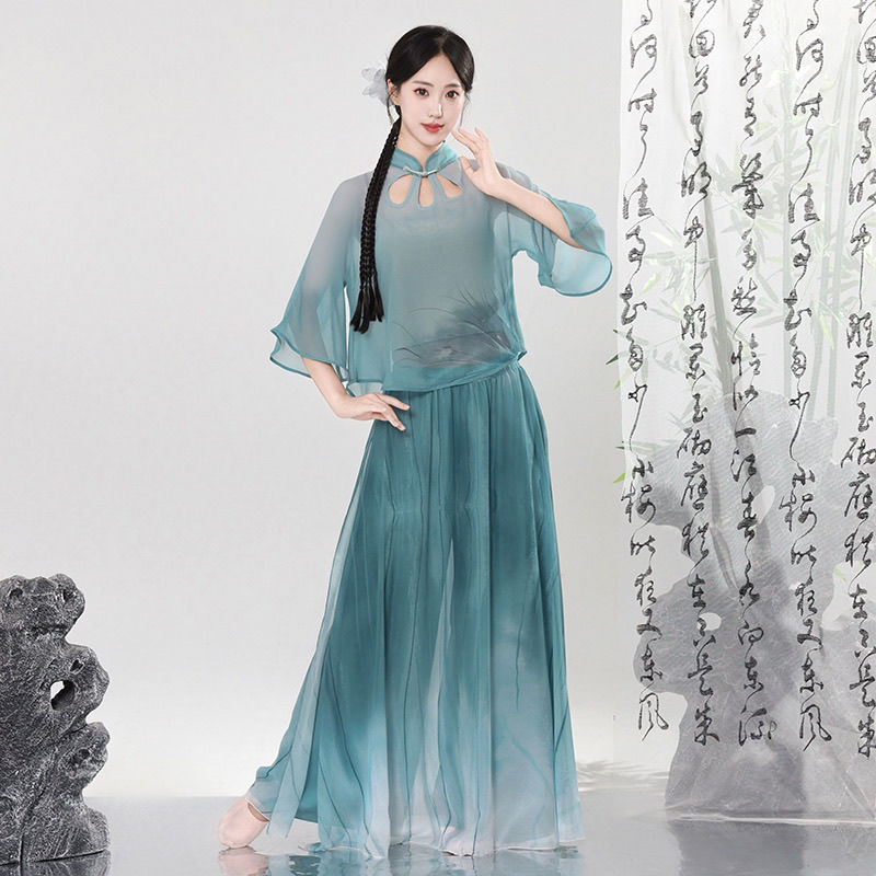 古典舞练功服中国舞表演服套装