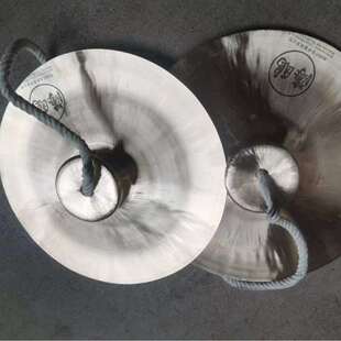 海鸥小广钹 铜镲19厘米19公分广钹 乐队镲 鼓号队锣鼓镲 大铜铙