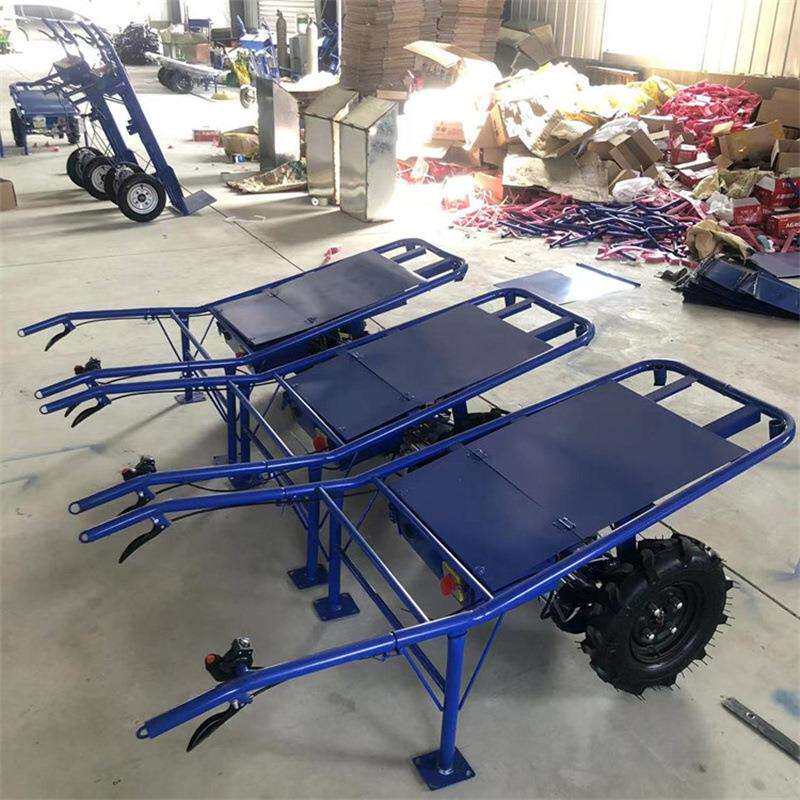 电动小型手推车农用拉货运输电动平板车果园大棚独轮手推搬运车