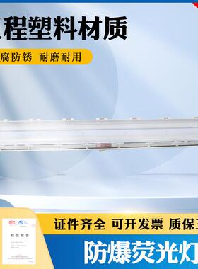防爆全塑荧光灯防爆免维护LED荧光灯BYS-1X18W/2X18W照射灯