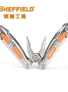 钢盾 SHEFFIELD S041003 12合1不锈钢多用钳