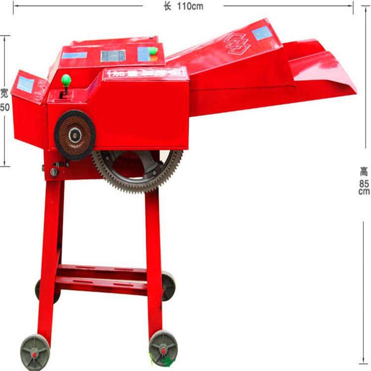 小型铡草粉碎机椰子树叶粉碎机家用电动自动进料铡草机玉米棒子机