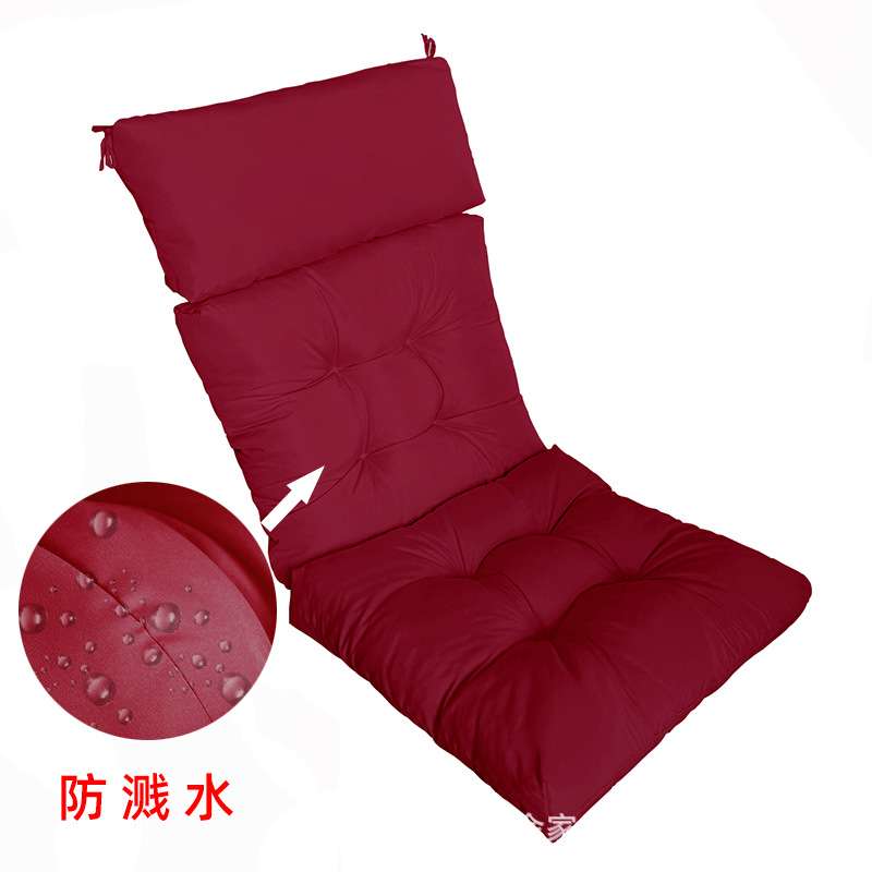 防溅水躺椅垫花园椅垫庭院坐垫零重力椅垫飘窗垫花园垫