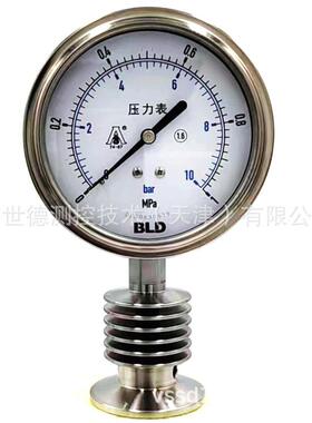 北京布莱迪F6无菌卫生型隔膜压力表PYTHN-098.AO.531介质170℃