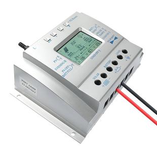 80A 24v太阳能控制器光伏太阳能电池板充放电控制器 12v