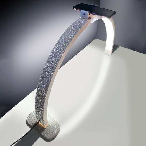 30Inch Golden Nail Desk Lamp Desktop Arch Light Moon Light