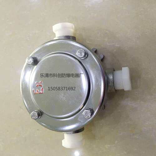 防爆接线盒三通 304不锈钢防爆型分线盒DN20 带吊防爆吊灯盒