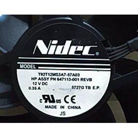 原装 NIDEC CPU 风扇 T92T12MS3A7 超静音 4针高转速 12V 0.35A