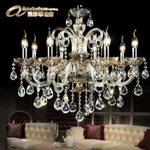 Crystal Light 蜡烛水晶灯Lámpara de Cristal