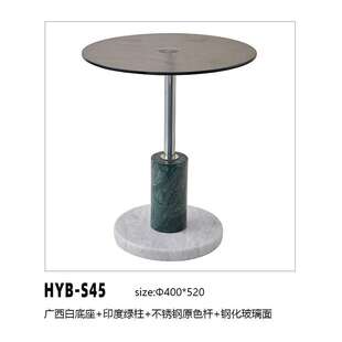 YH49创意石头小边几角几仿古落地家居室内客厅摆件沙发酒店小茶几