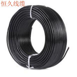 RVV2X1平方电缆线 2芯1平方灯具电器电源线圆形软线纯铜线