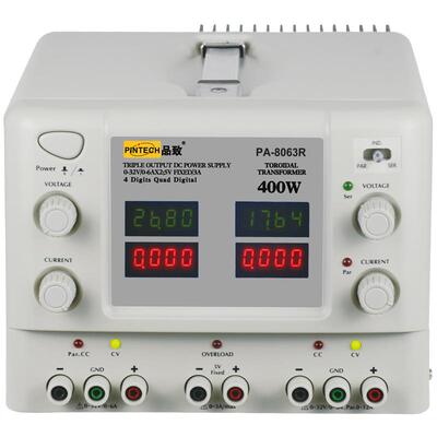 PINTECH品致PA-8063R ( 32V/6Ax2,5V/3A）三通道便携直流电源