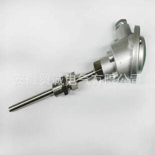 K型双支式/WRNK2-271扁接插式铠装热电偶固定螺纹/法兰 热工仪表