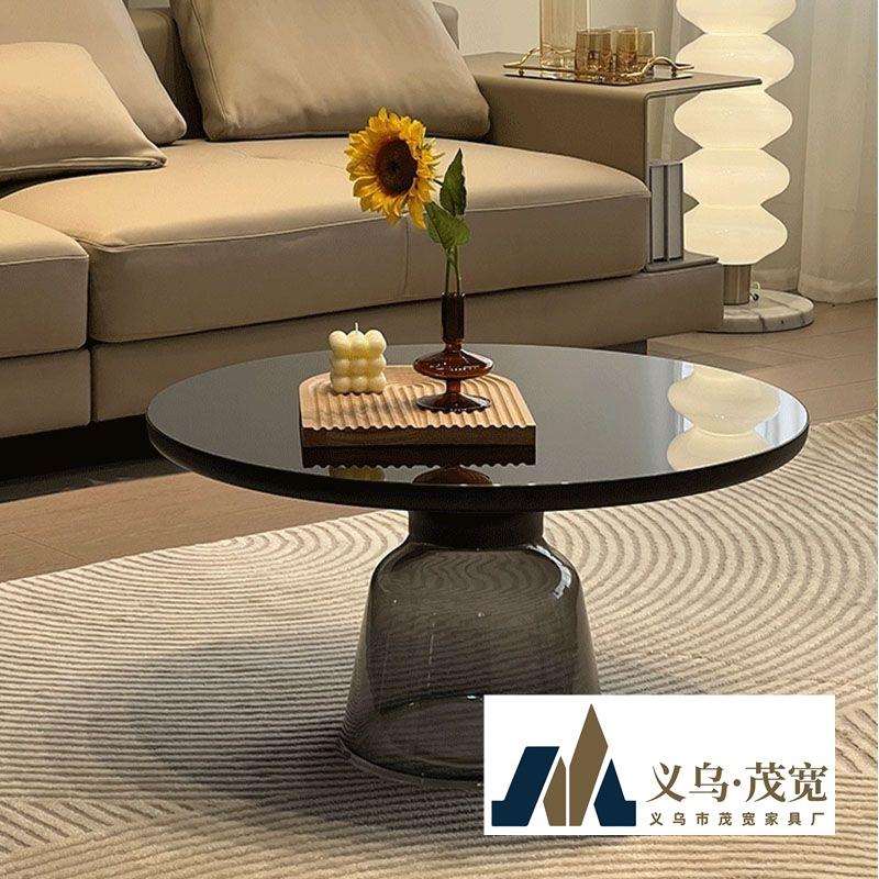 北欧客厅卧室家用茶几轻奢现代茶几小户型意式极简茶几创意圆形