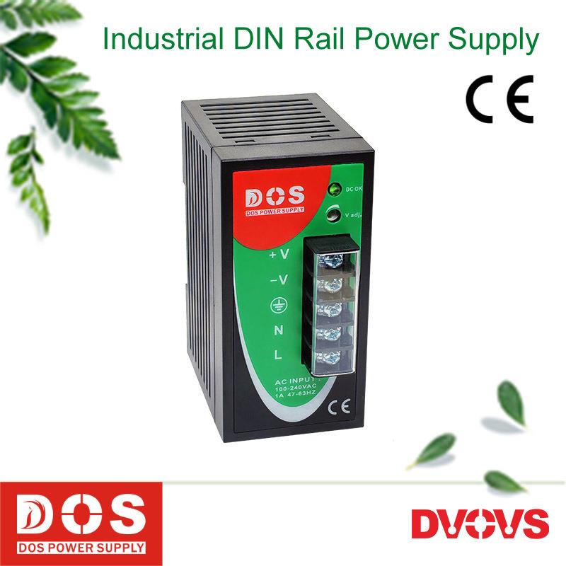 厂家50W24V2.1A数显导轨式开关电源供应器EPR-50-24P可选电压数显