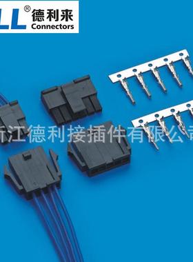 供应43645 43640 MX3.0 单排线对线连接器 空中对接