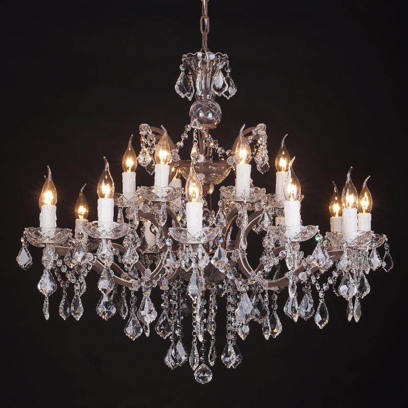 美式复古客厅水晶吊灯美式时尚餐厅创意个性简约大气别墅大厅酒店