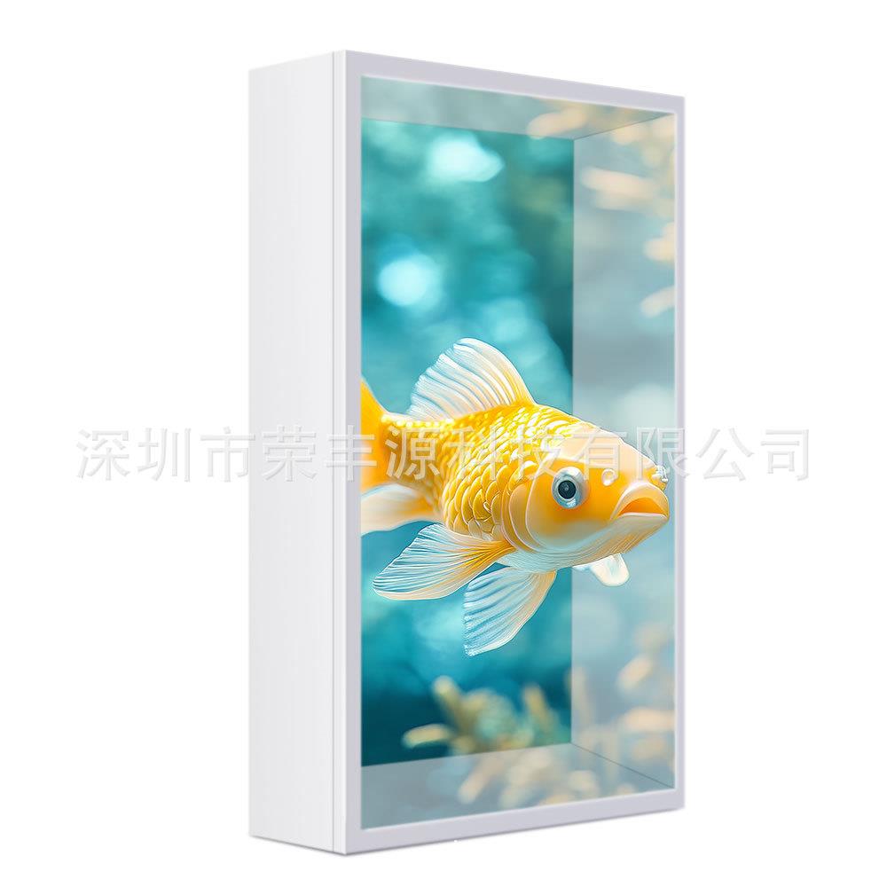 65寸液晶透明展示柜透明显示屏3D全息立体3D液晶显示器工厂直销