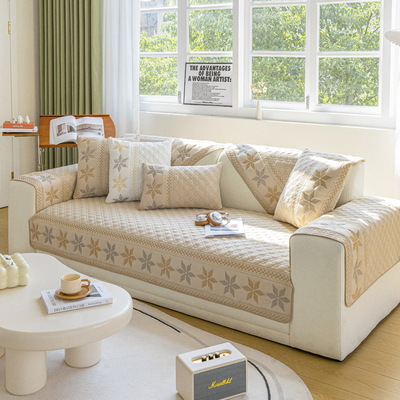 定制沙发垫四季通用防滑三坐一贵妃真皮坐垫子套罩新款V2023盖巾