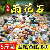 天然雨花石沙鱼缸底砂彩石乌龟缸造景鹅卵石沙鱼缸水族鹅卵石装 饰