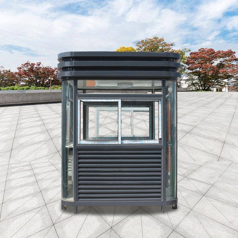 厂家直销支持户外移动岗亭保安亭停车场收费亭岗实木防雨