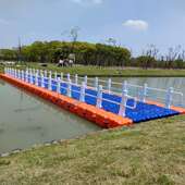 水上浮台 头搭建浮箱 吹塑浮筒 码 塑料浮台