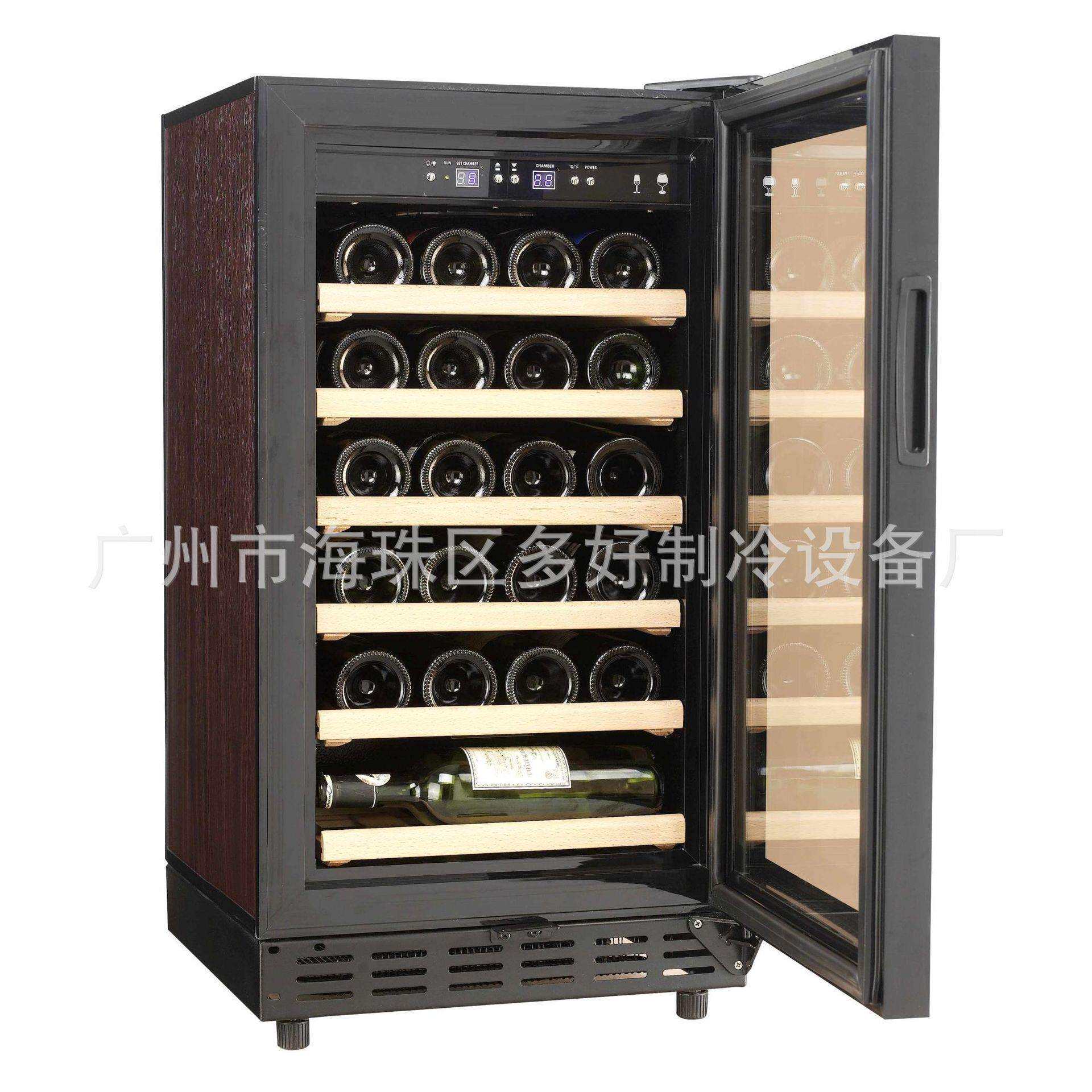 绿富牌22支装小型恒温红酒柜工厂直销商用酒店冷柜冷藏保鲜展示柜