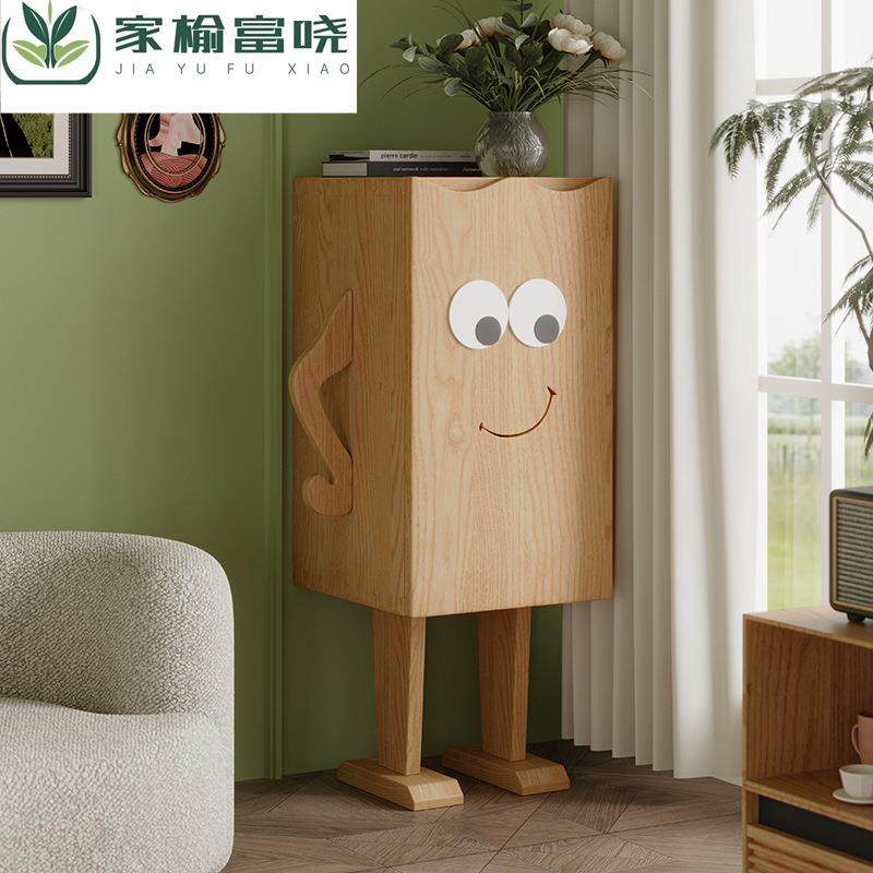 机器人设计师床头柜童趣长脚实木柜子玄关斗柜沙发收纳创意边柜,住宅家具,角几/边几,淘宝优惠券,粉丝福利购,淘宝优惠卷
