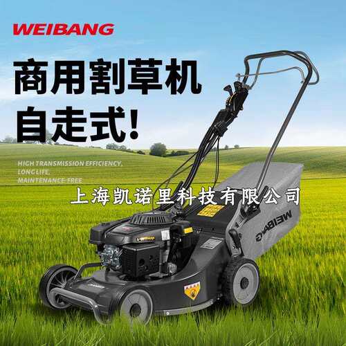 维邦WB537SCV-SD草坪割草机 21寸商用三速自走钢底盘草坪机后集草