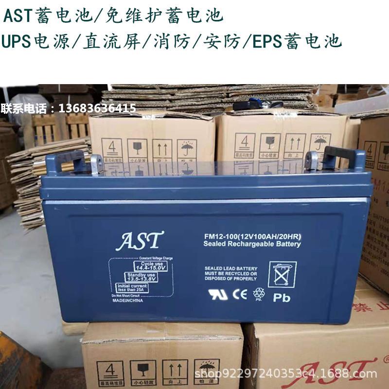 12伏100安电池 FM12-100A铅酸蓄电池 12V100A免维护干电池 昆明市
