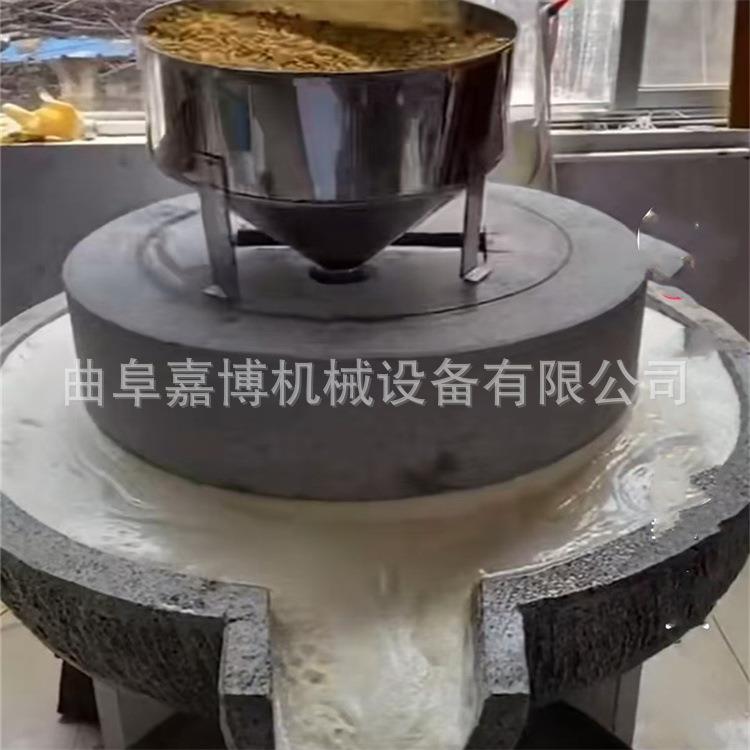 保定豆腐米浆石磨机 三项电电动豆子石磨机.玉米磨面机营养不流失