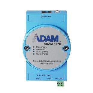 现货研华ADAM-4570-BE 2串口RS232/422/485联网服务器