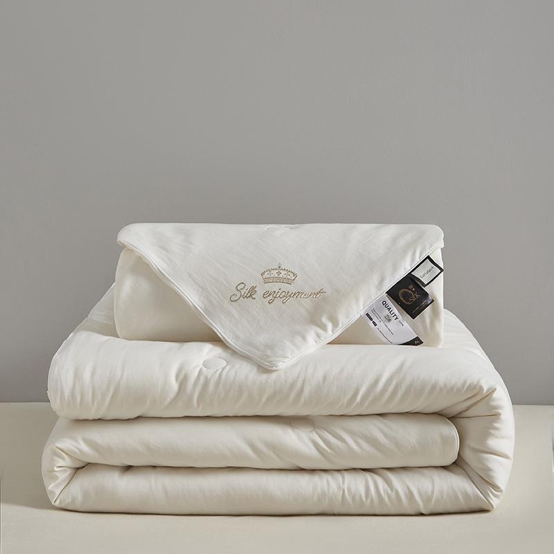 A类暖棉蚕丝二合一子母被 独特水钻设计贴身保暖春秋被冬被蚕丝被