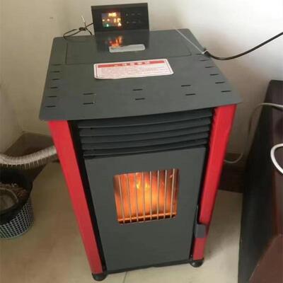 生物颗粒取暖炉，一键开关机自动点火可以设定温度