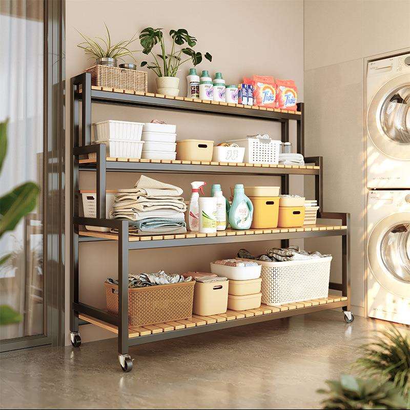 阳台架子置物架多层空间利用神器楠竹花架落地式梯形阶梯式不锈钢