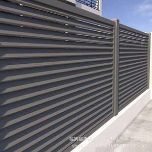 铝合金护栏 简约新中式铝艺护栏花园学校铝合金围栏阳台庭院栅栏