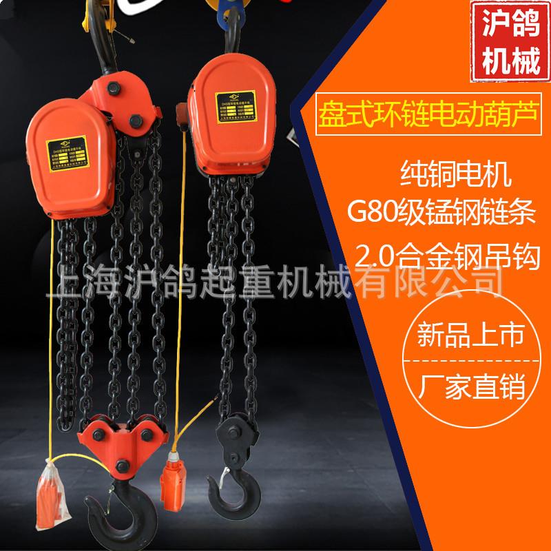 厂家直销 DHS环链电动葫芦10T*6M环链电动葫芦电动环链提升机
